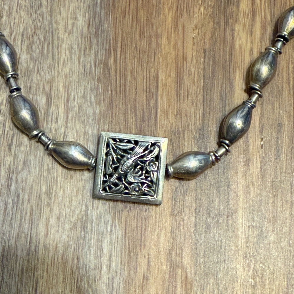 Balinese Sterling Silver - Hand carved Sterling Silver Centerpiece